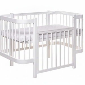 ELIN babybedje met matras – wit