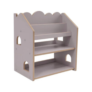 MeowBaby Montessori-boekenkast van MDF – grijs