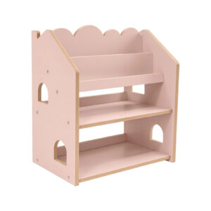 MeowBaby Montessori-boekenkast van MDF – roze