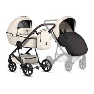 Tutis Viva 6+ Leather 2-in-1 kinderwagen – Vanilla 086